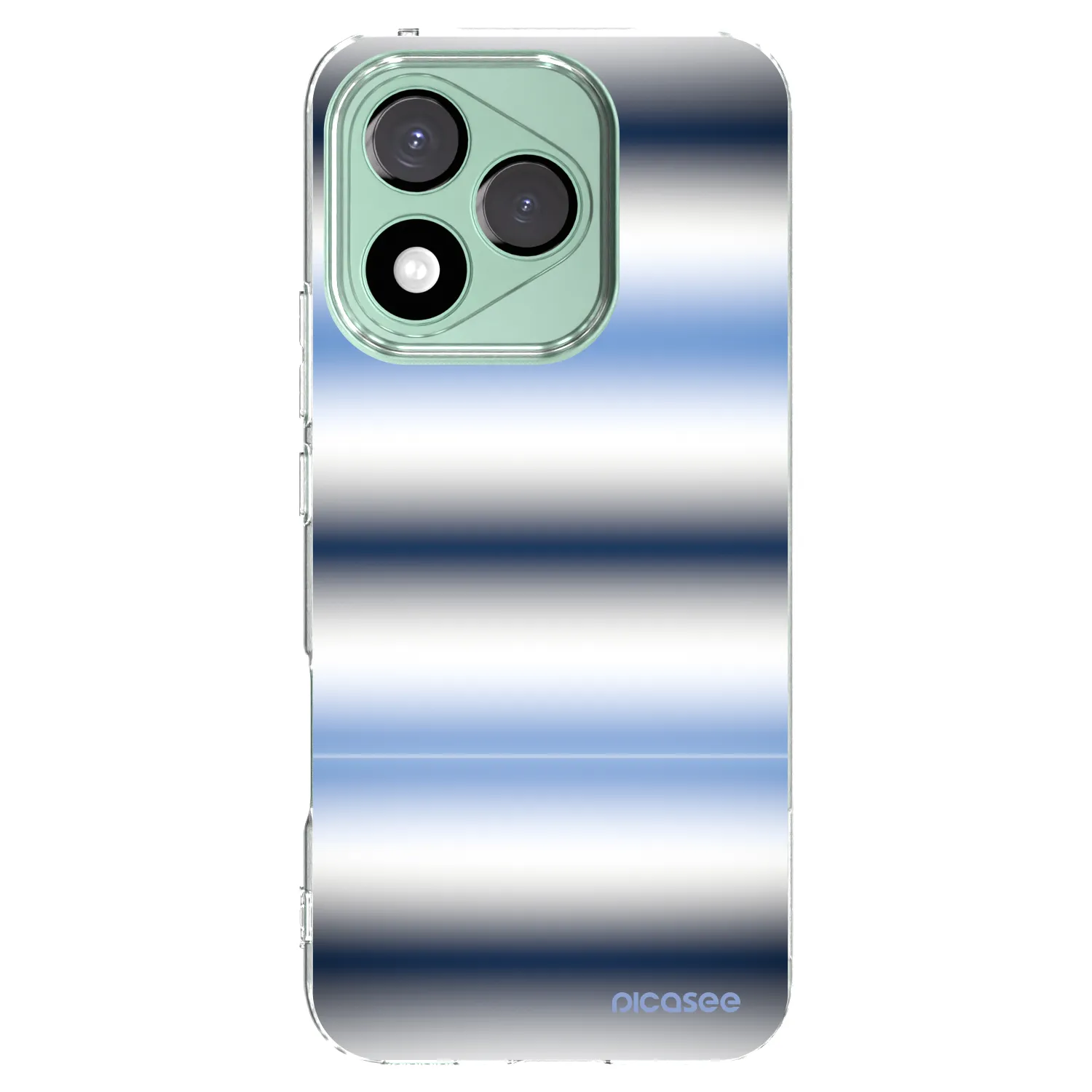 Picasee silikonowe przeźroczyste etui na Honor 400 Lite 5G - Static Lines