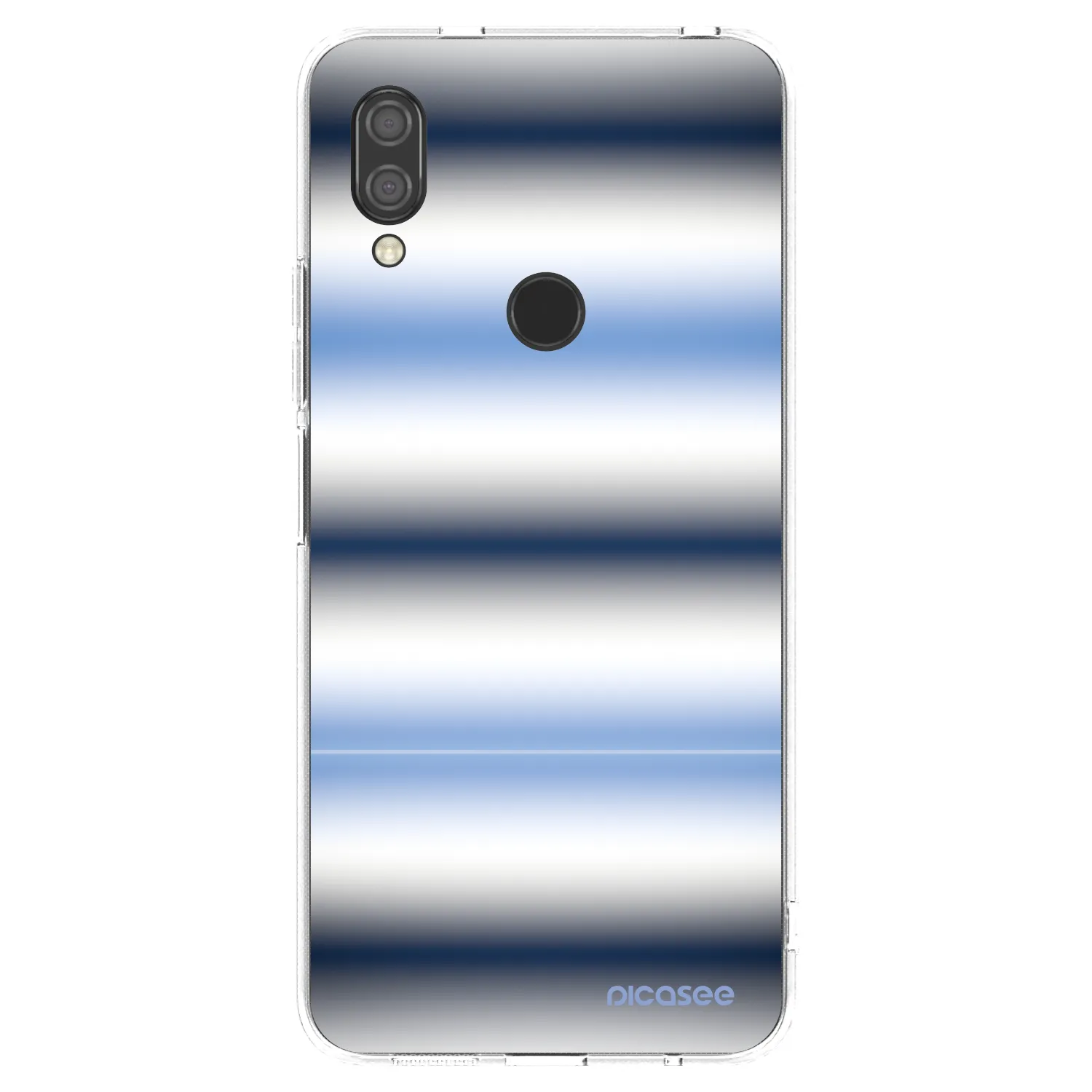 Picasee silikonowe przeźroczyste etui na Xiaomi Redmi 7 - Static Lines