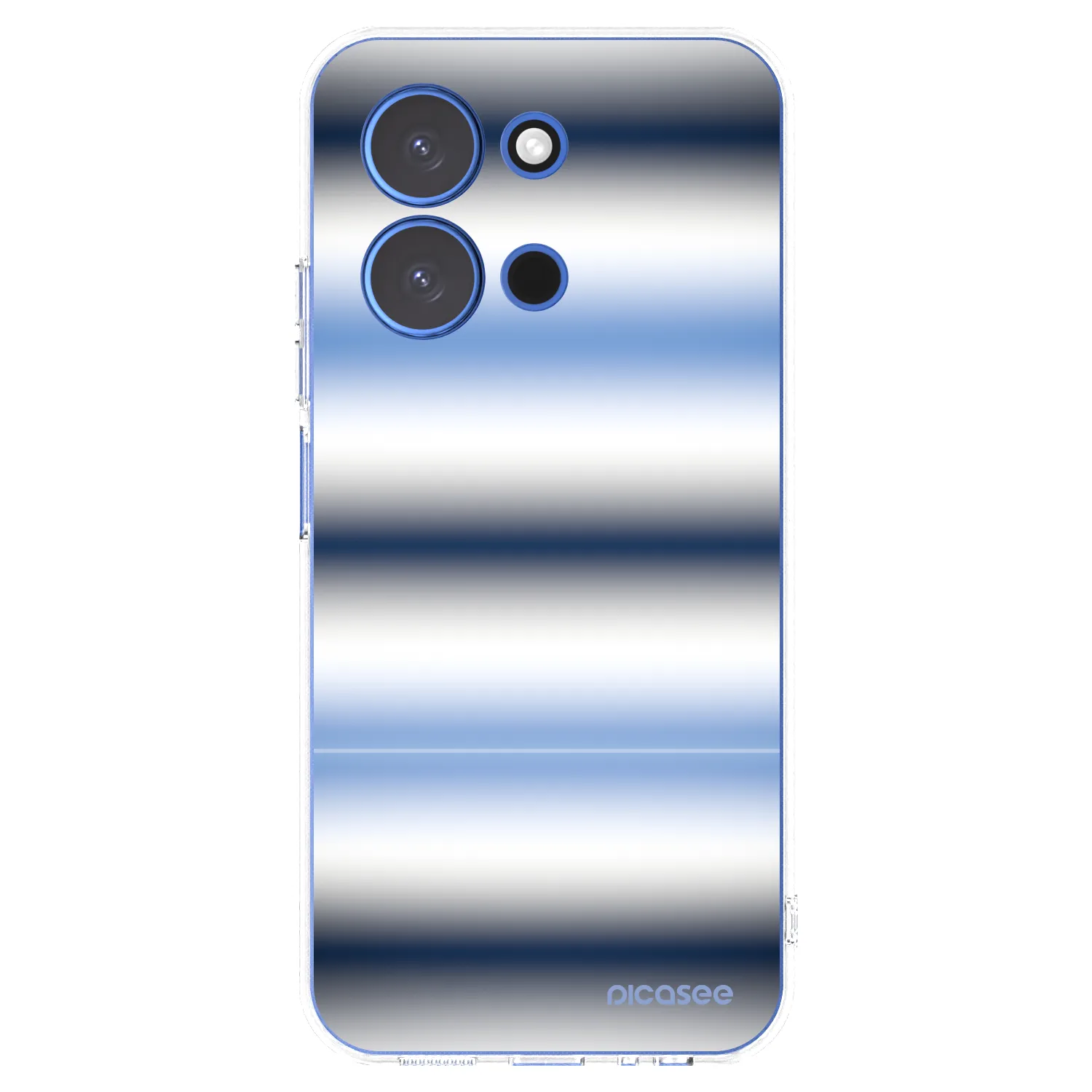 Picasee silikonowe przeźroczyste etui na Xiaomi Redmi 15C 4G - Static Lines
