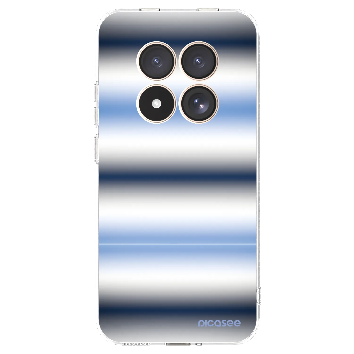 Picasee silikonowe przeźroczyste etui na Xiaomi Redmi Note 15 Pro 4G - Static Lines