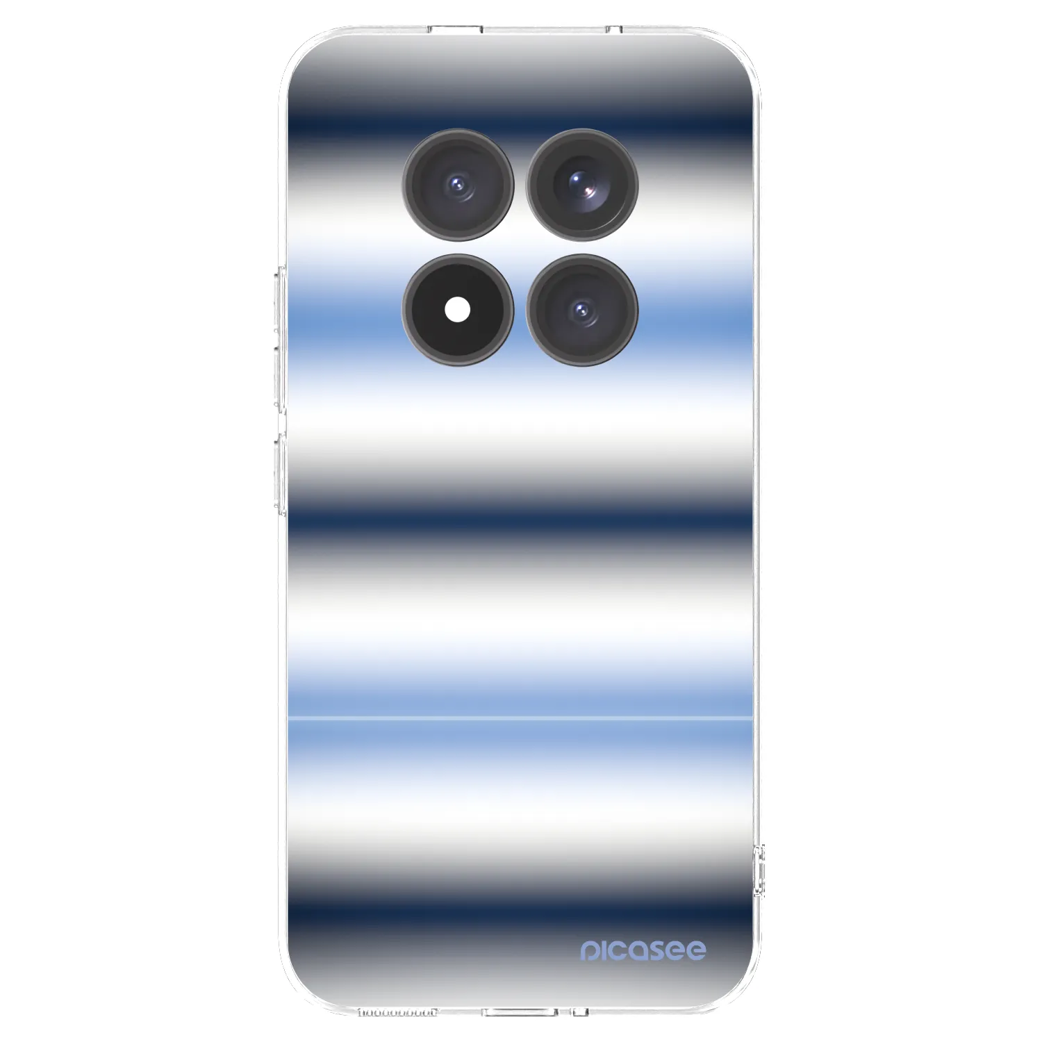 Picasee silikonowe przeźroczyste etui na Xiaomi Redmi Note 15 Pro+ - Static Lines