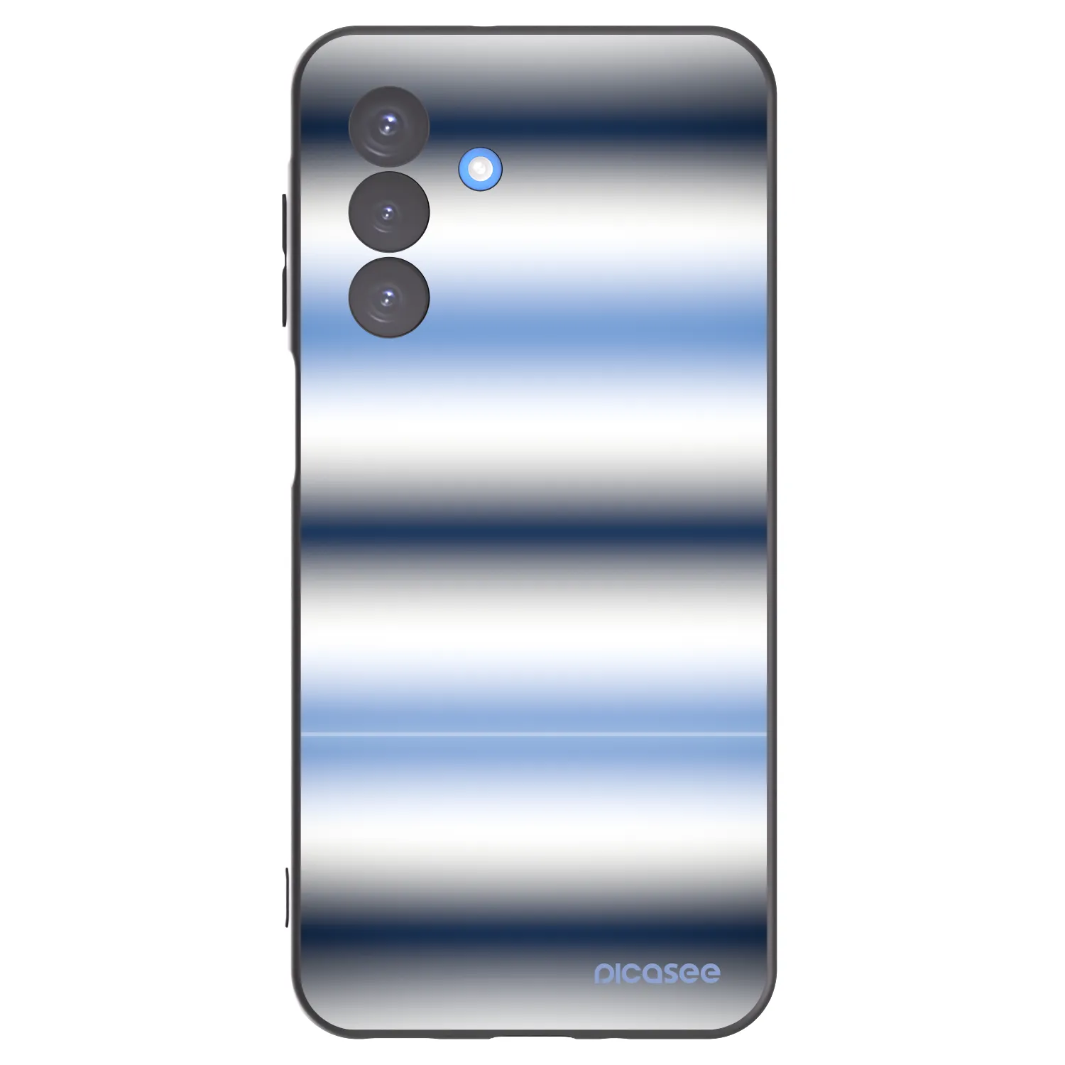 Picasee silikonowe czarne etui na Samsung Galaxy A17 5G - Static Lines