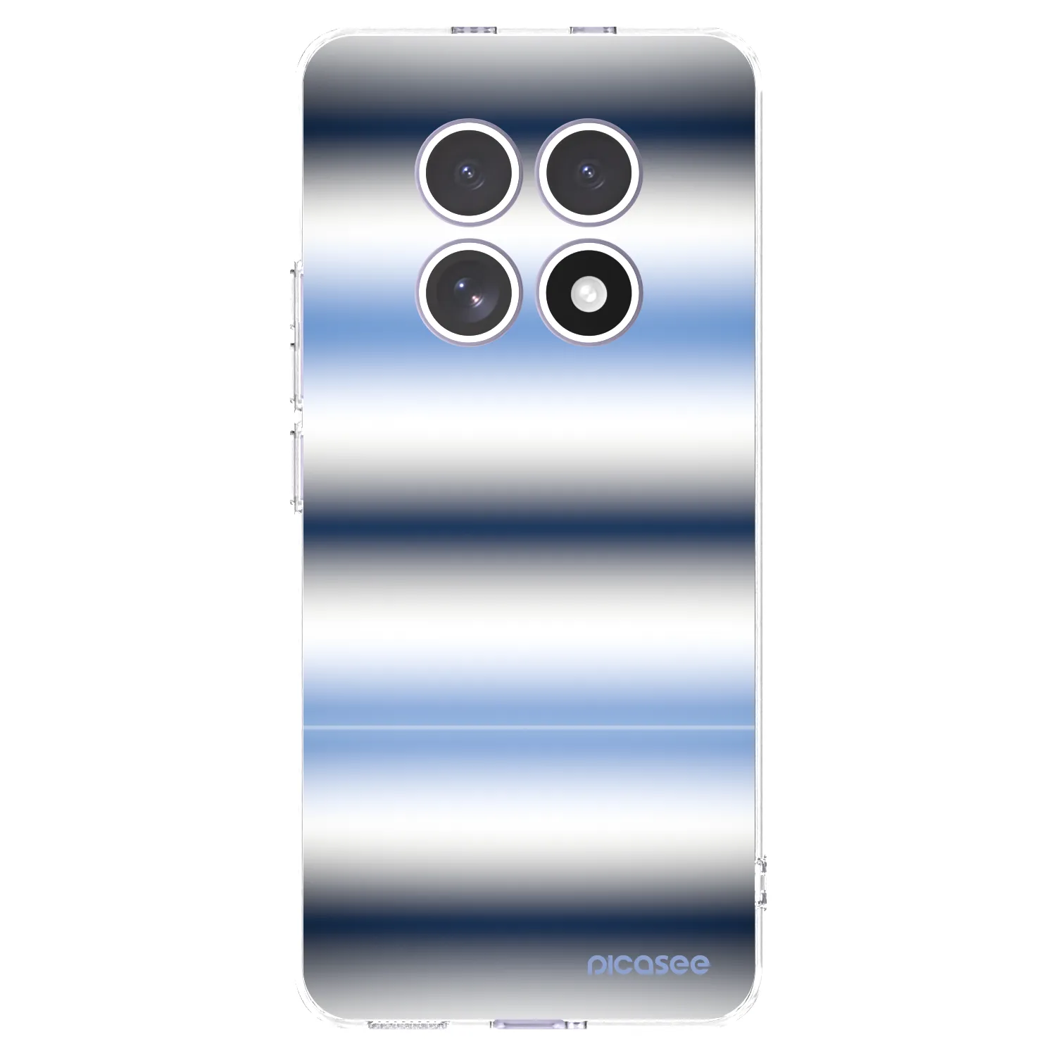 Picasee silikonowe przeźroczyste etui na Xiaomi Redmi Note 15 4G - Static Lines