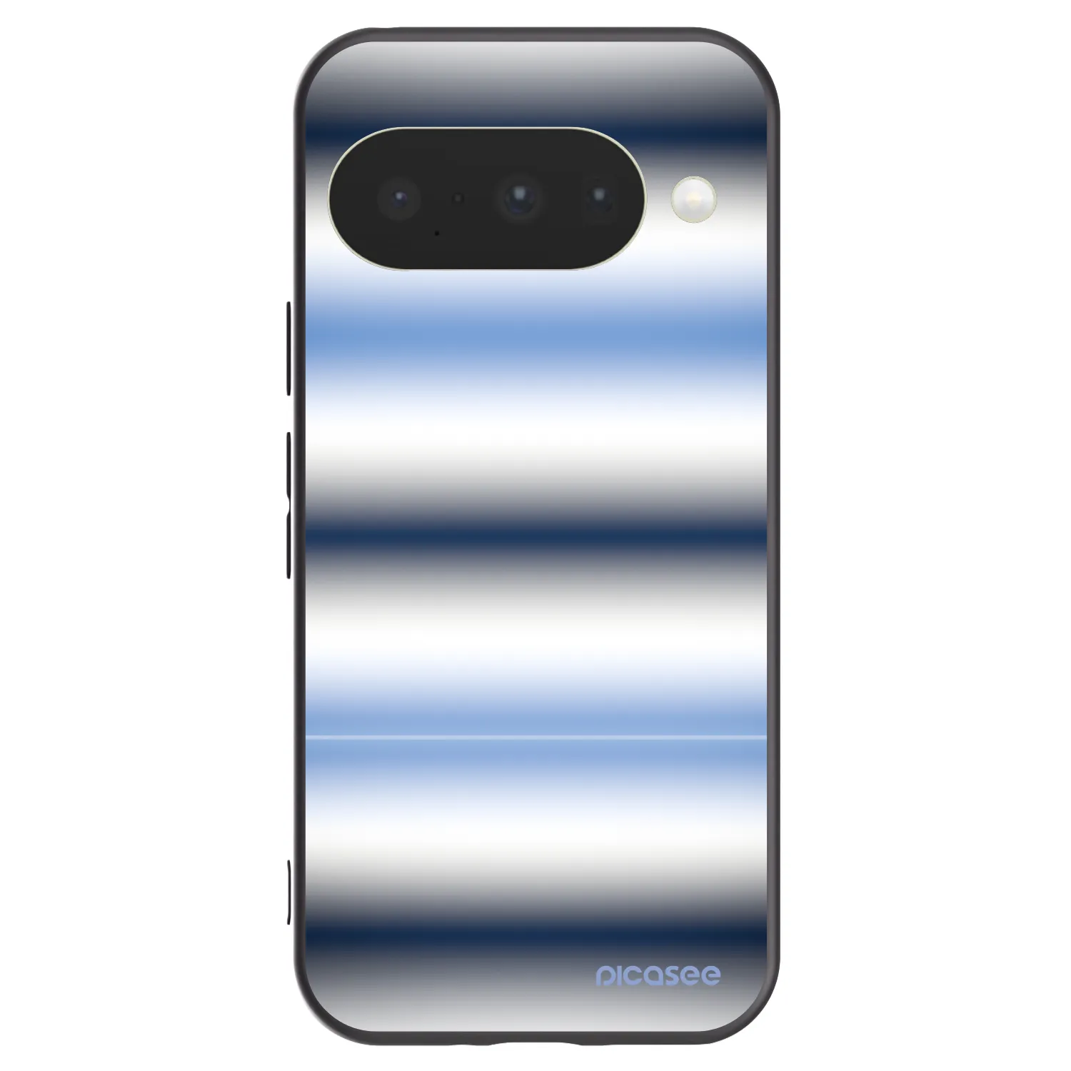 Picasee silikonowe czarne etui na Google Pixel 10 - Static Lines