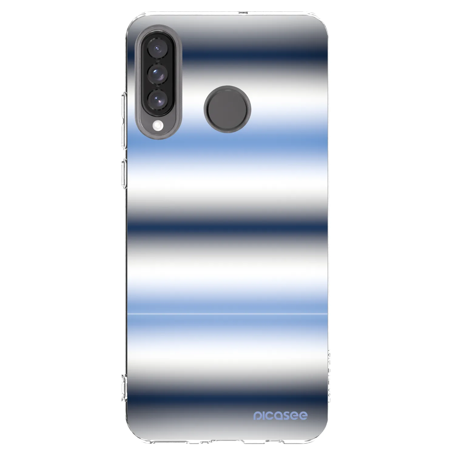 Picasee silikonowe przeźroczyste etui na Huawei P30 Lite - Static Lines