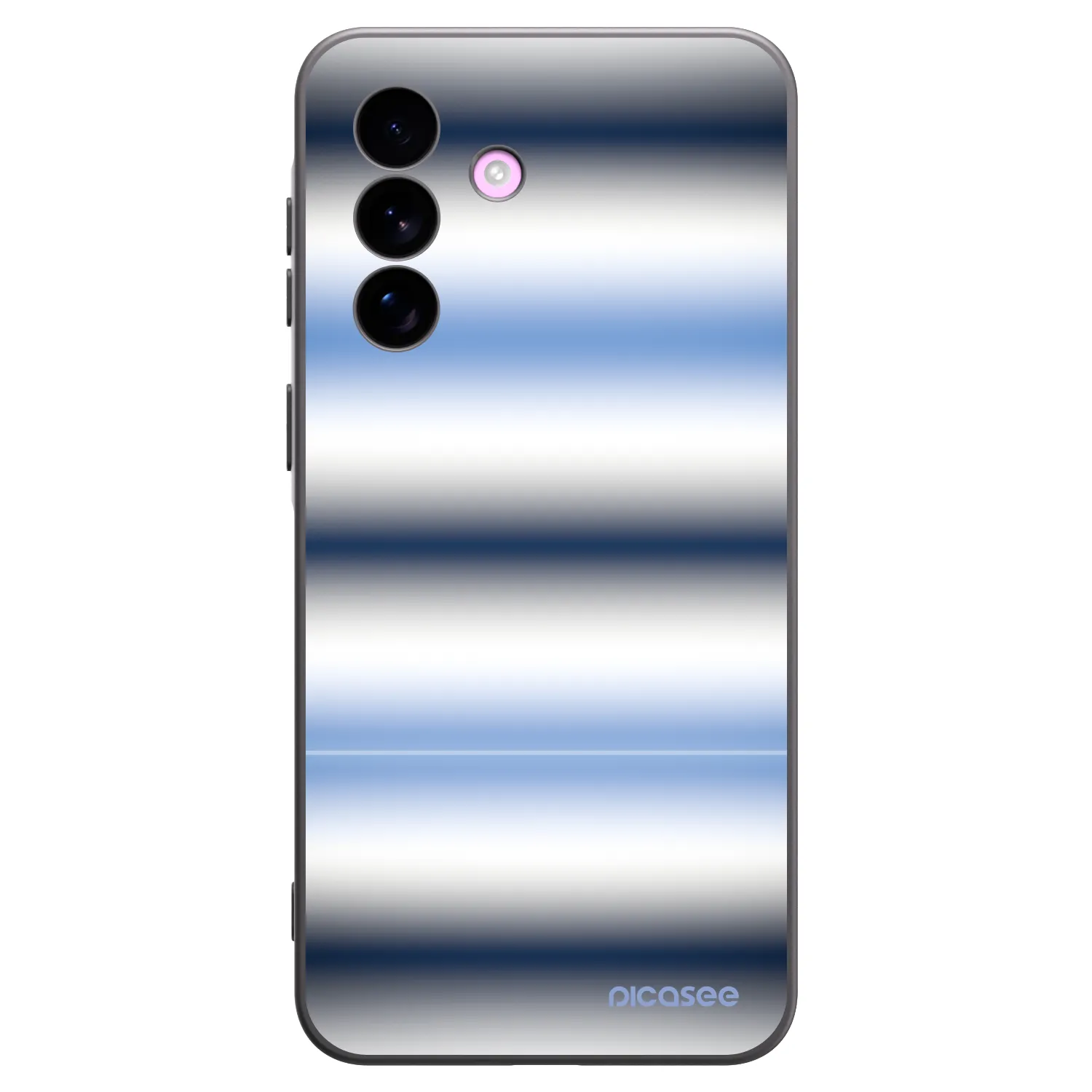 Picasee silikonowe czarne etui na Samsung Galaxy A57 5G - Static Lines