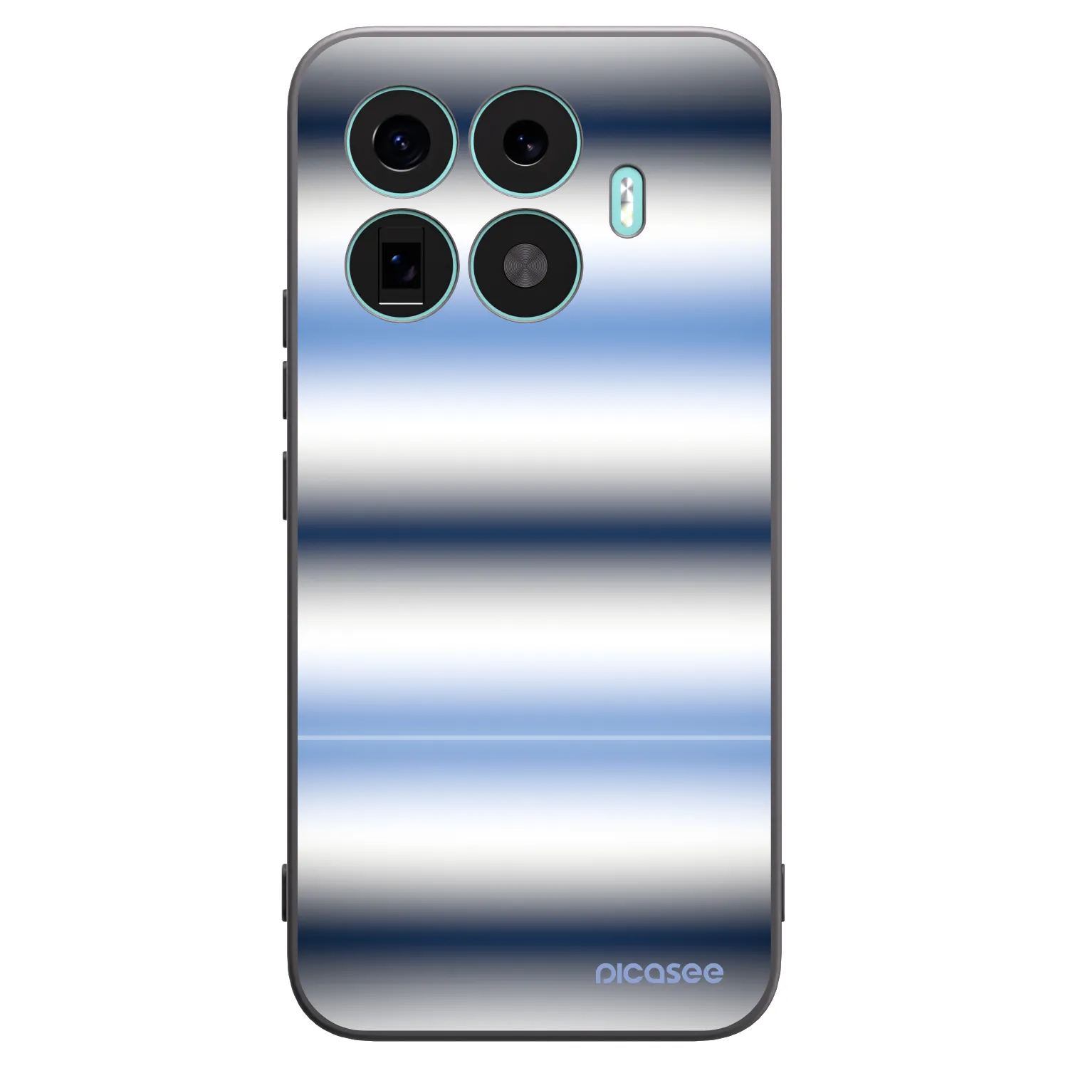 Picasee silikonowe czarne etui na Xiaomi 17T Pro - Static Lines