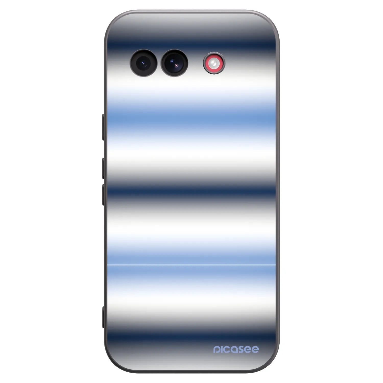 Picasee silikonowe czarne etui na Google Pixel 10a - Static Lines