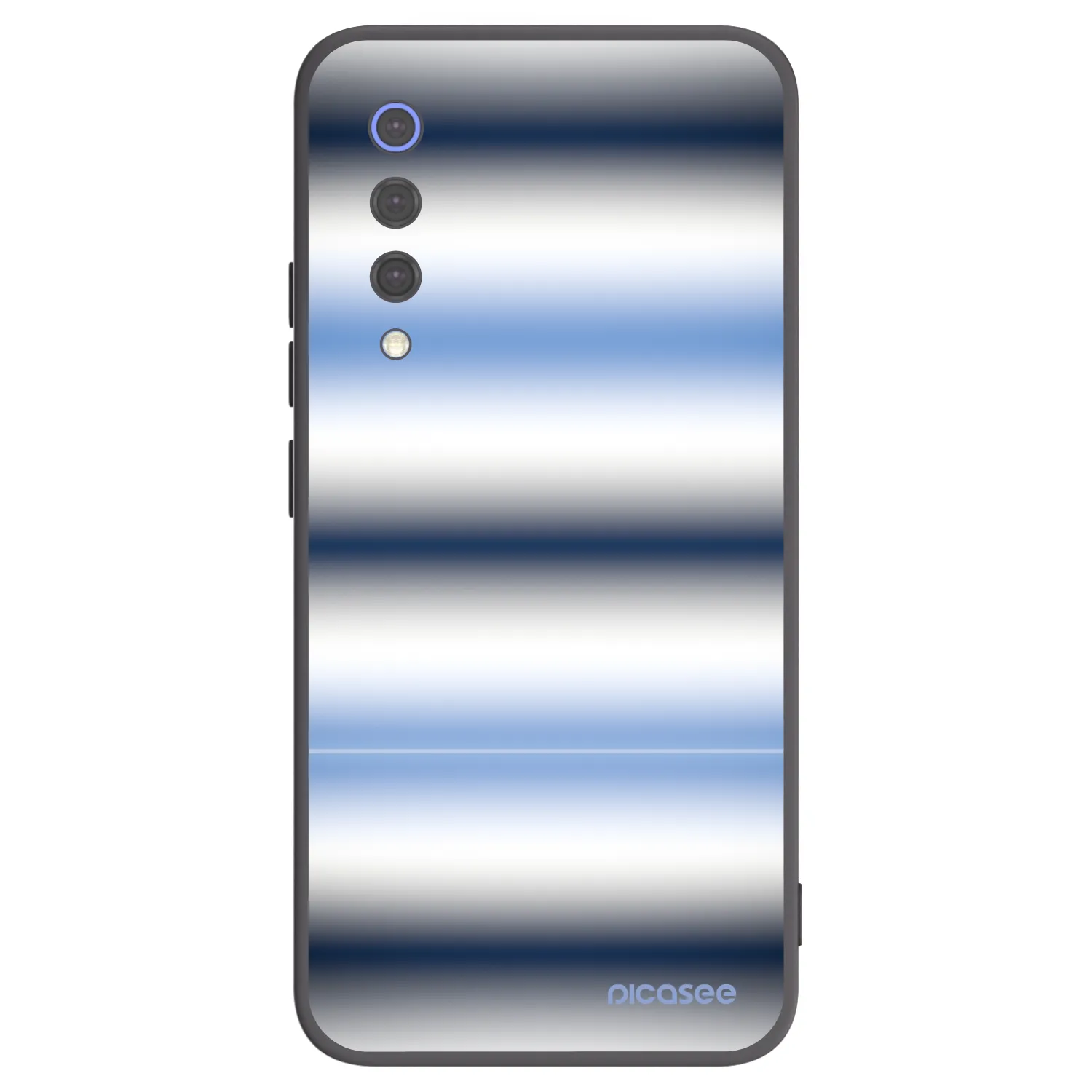 Picasee silikonowe czarne etui na Xiaomi Mi 9 SE - Static Lines