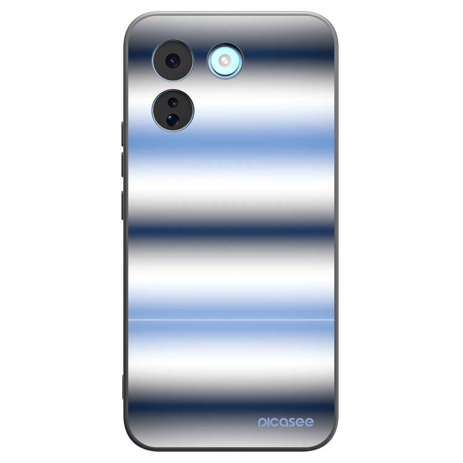 Picasee silikonowe czarne etui na Xiaomi Redmi Note 17 Pro MAX 5G - Static Lines