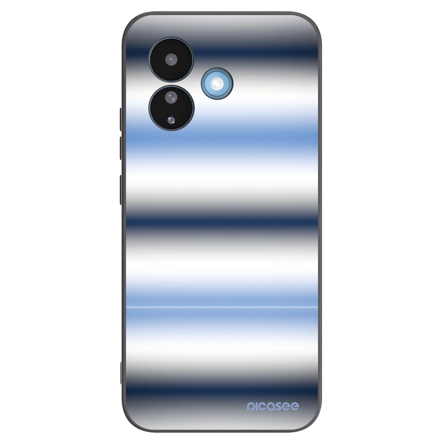 Picasee silikonowe czarne etui na Xiaomi Redmi Note 17 Pro 5G - Static Lines