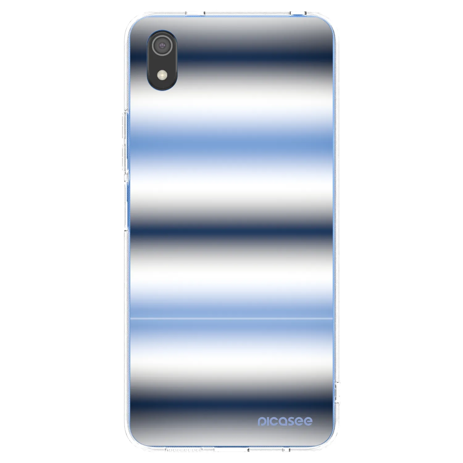 Picasee silikonowe przeźroczyste etui na Xiaomi Redmi 7A - Static Lines