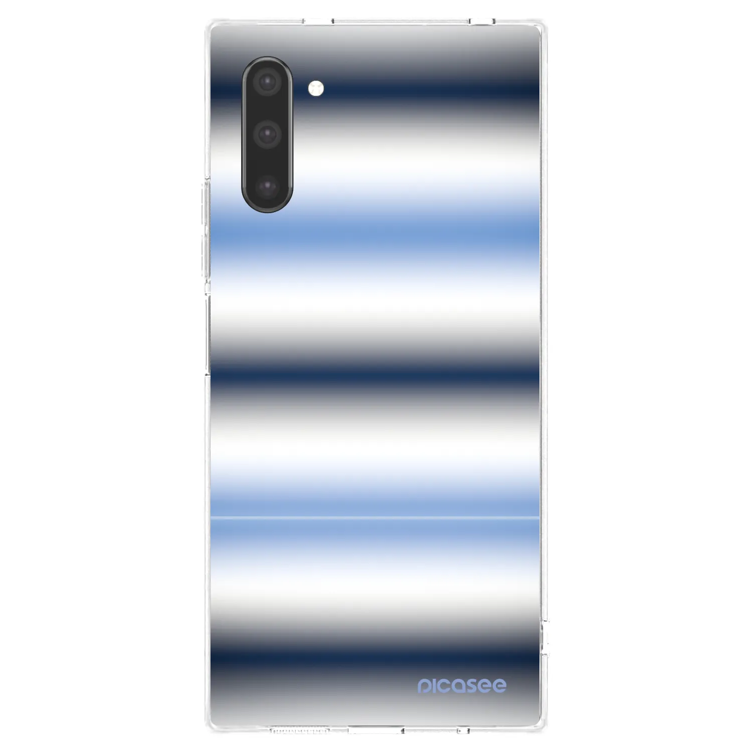 Picasee silikonowe przeźroczyste etui na Samsung Galaxy Note 10 N970F - Static Lines