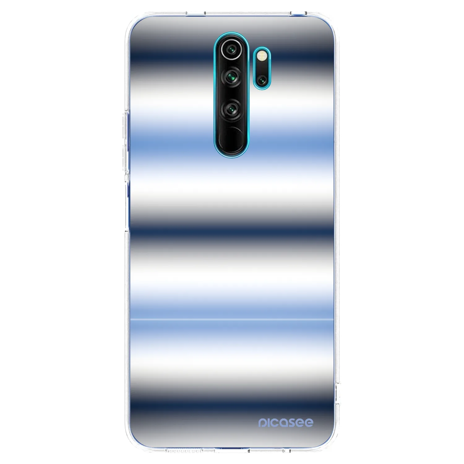 Picasee silikonowe przeźroczyste etui na Xiaomi Redmi Note 8 Pro - Static Lines