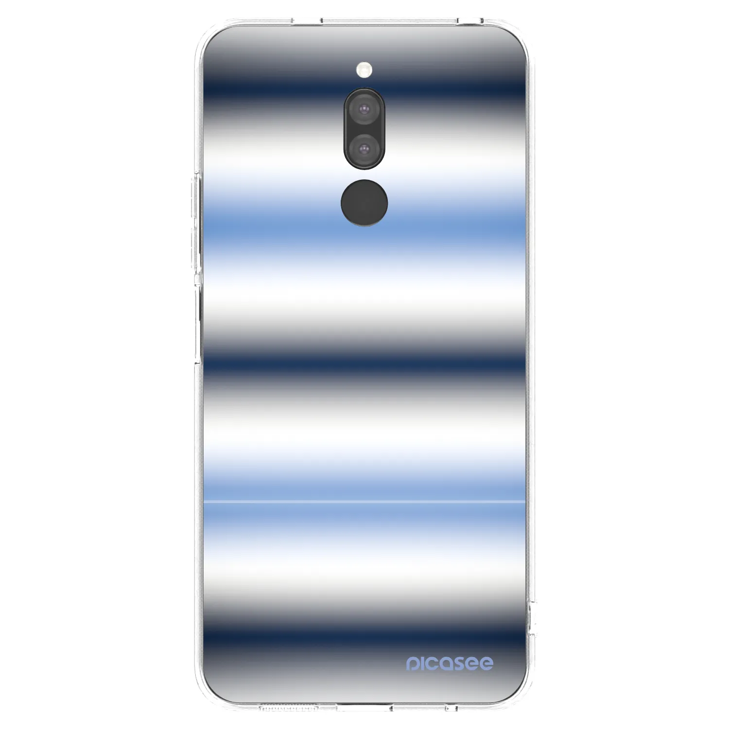 Picasee silikonowe przeźroczyste etui na Xiaomi Redmi 8 - Static Lines
