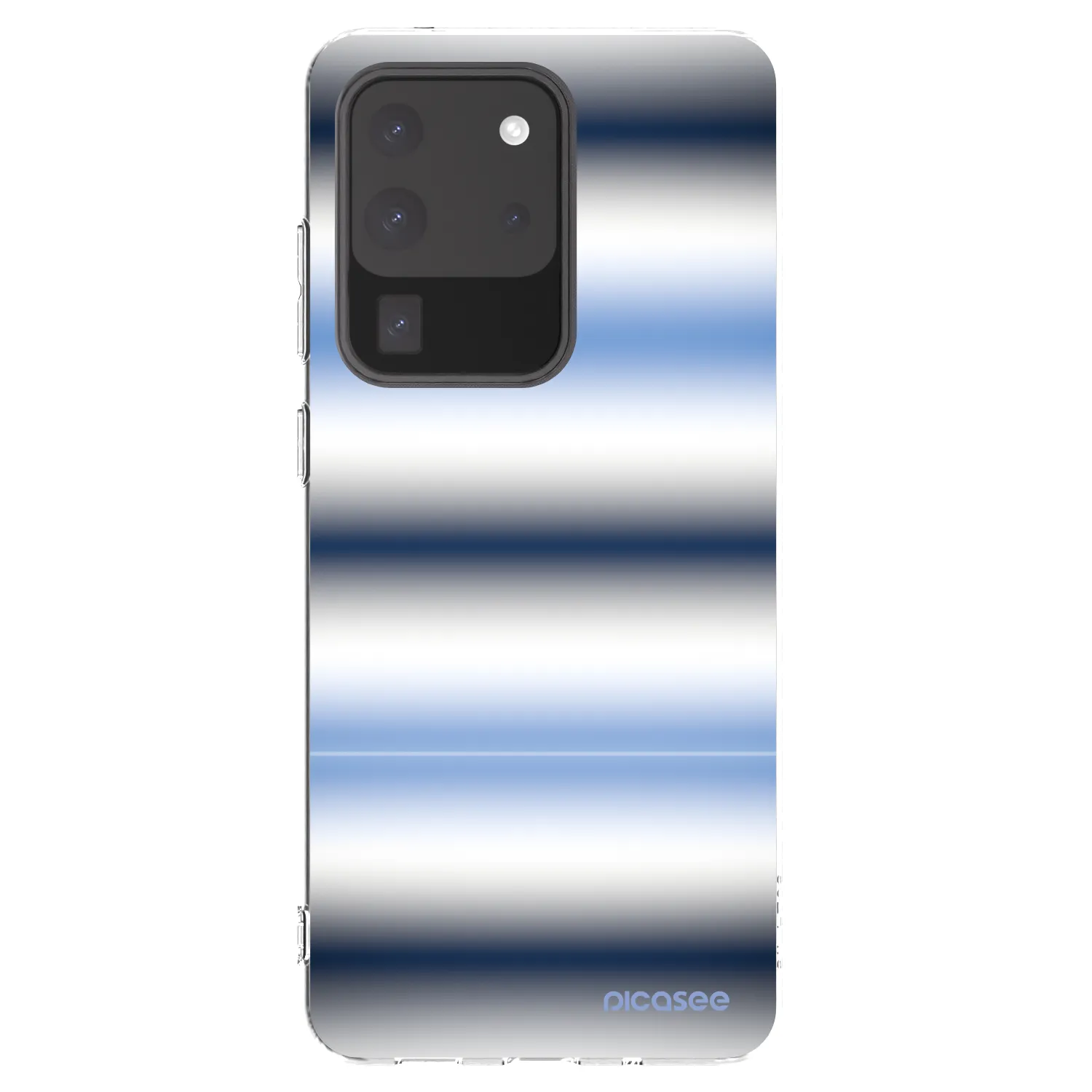 Picasee silikonowe przeźroczyste etui na Samsung Galaxy S20 Ultra 5G G988F - Static Lines