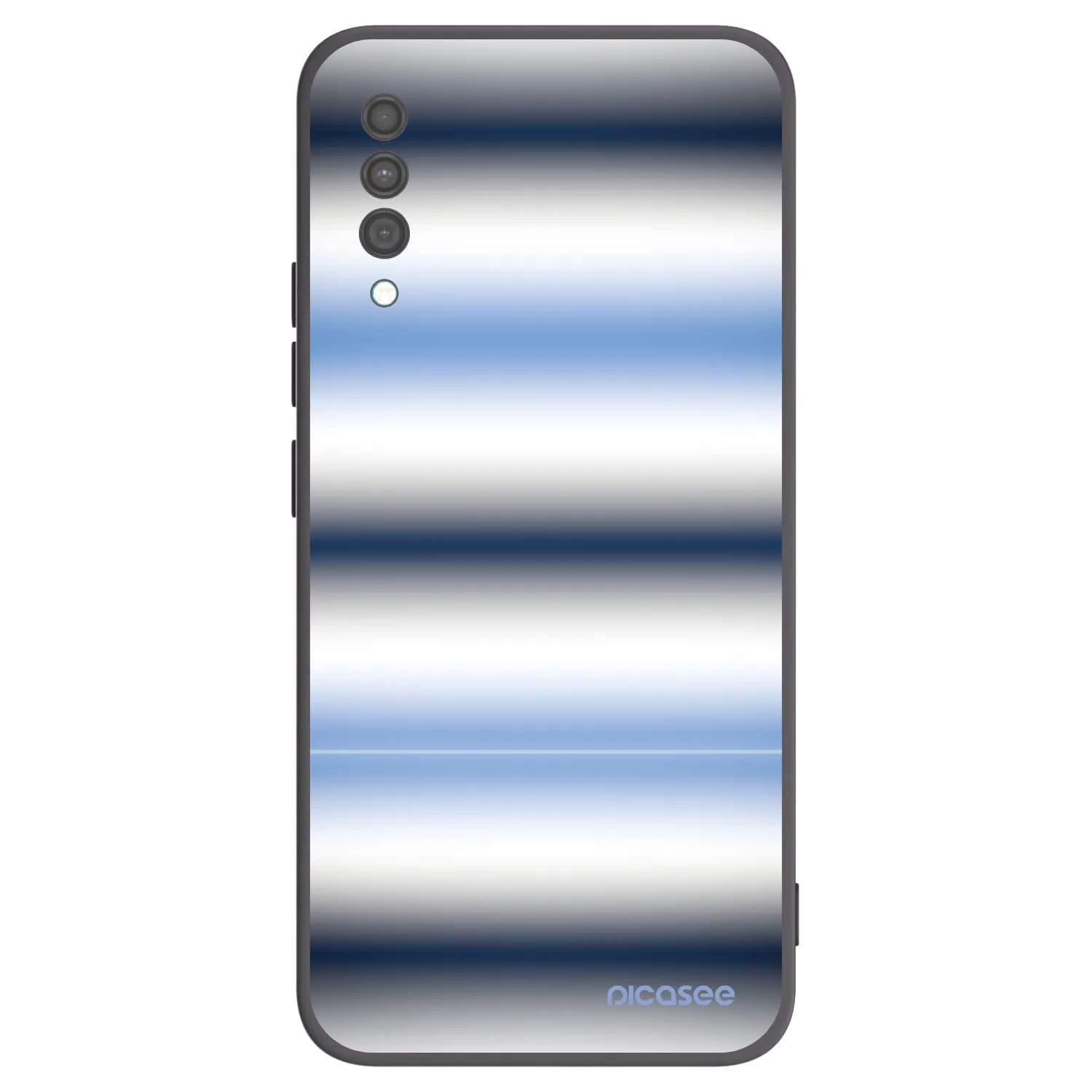 Picasee silikonowe czarne etui na Samsung Galaxy A30s A307F - Static Lines