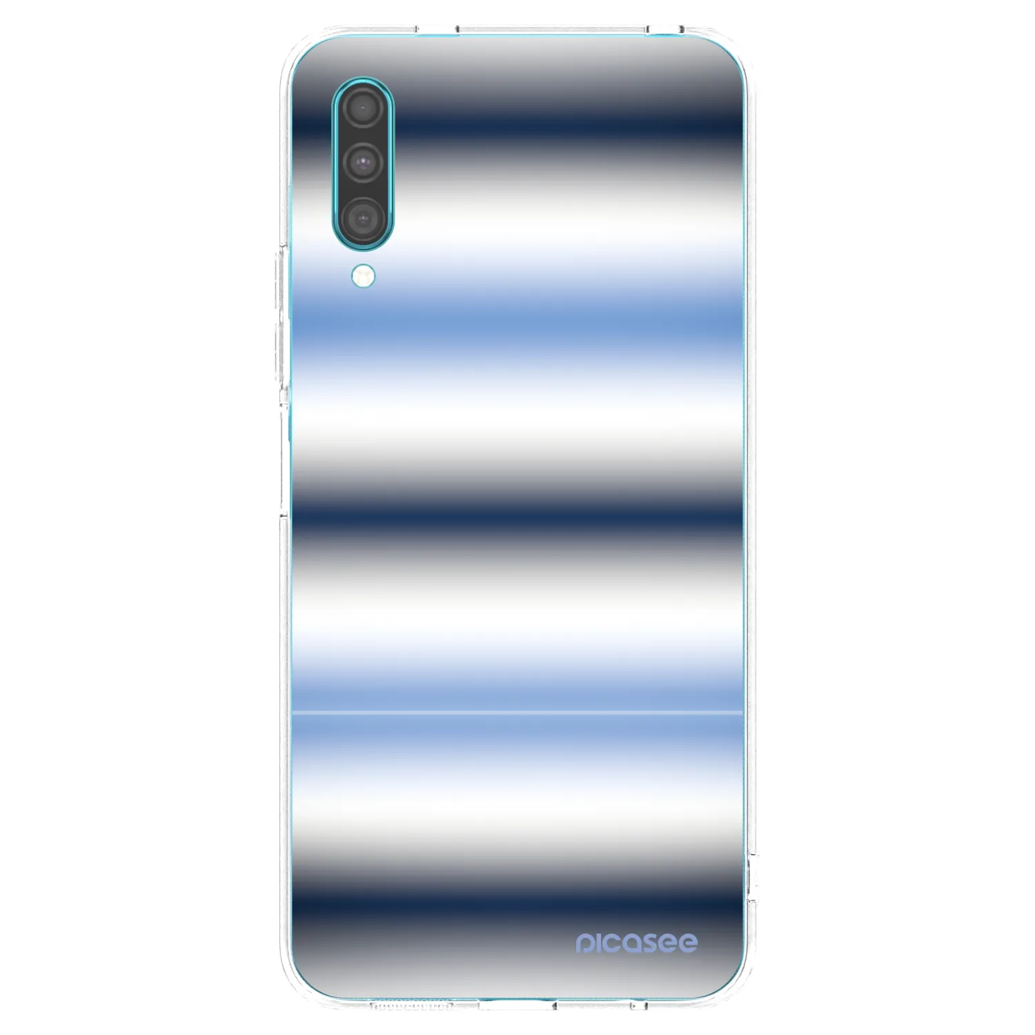 Picasee silikonowe przeźroczyste etui na Samsung Galaxy A30s A307F - Static Lines