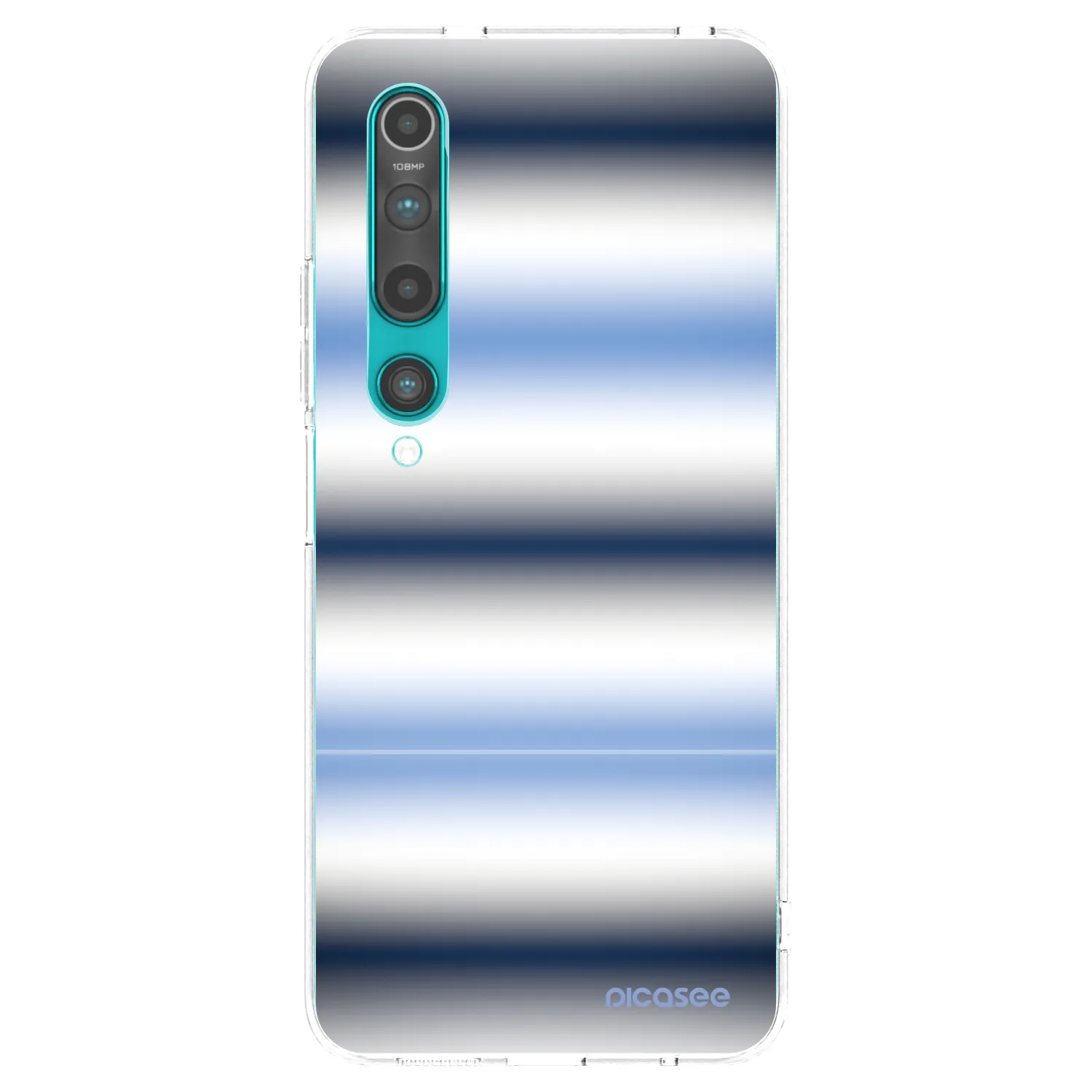 Picasee silikonowe przeźroczyste etui na Xiaomi Mi 10 - Static Lines