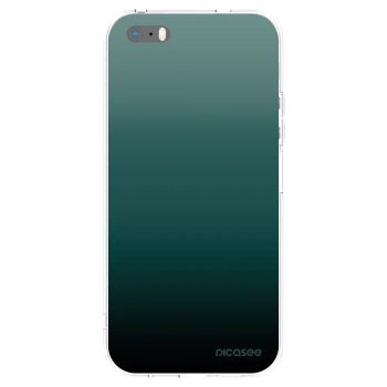 Picasee silikonowe przeźroczyste etui na Apple iPhone 5/5S/SE - Verdant Fade
