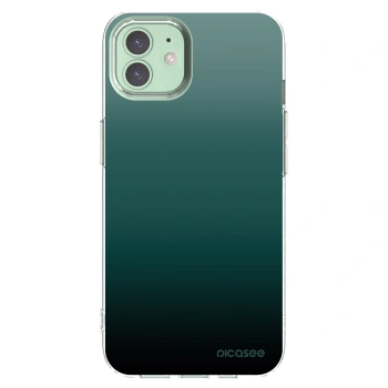 Picasee silikonowe przeźroczyste etui na Apple iPhone 12 - Verdant Fade