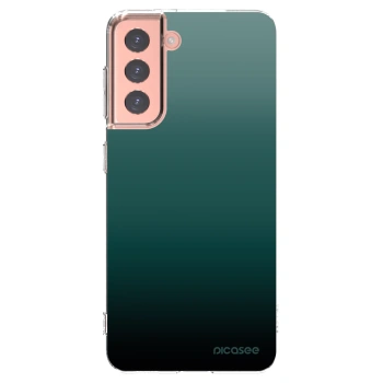 Picasee silikonowe przeźroczyste etui na Samsung Galaxy S21 5G G991B - Verdant Fade