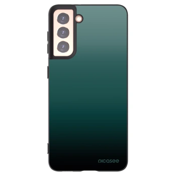 Picasee silikonowe czarne etui na Samsung Galaxy S21 5G G991B - Verdant Fade