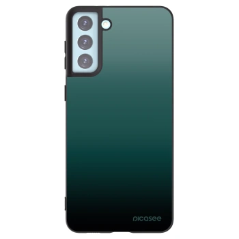 Picasee silikonowe czarne etui na Samsung Galaxy S21+ 5G G996F - Verdant Fade