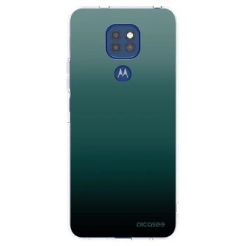Picasee silikonowe przeźroczyste etui na Motorola Moto G9 Play - Verdant Fade
