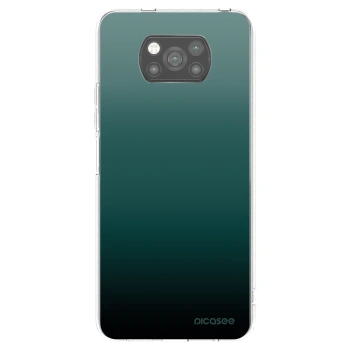 Picasee silikonowe czarne etui na Xiaomi Poco X3 Pro - Verdant Fade