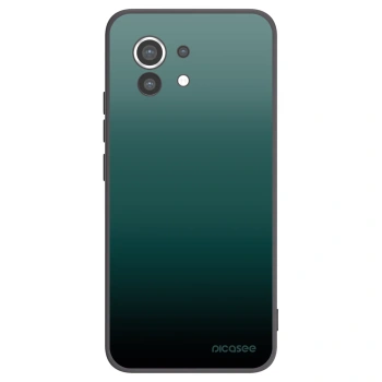 Picasee silikonowe czarne etui na Xiaomi Mi 11 - Verdant Fade