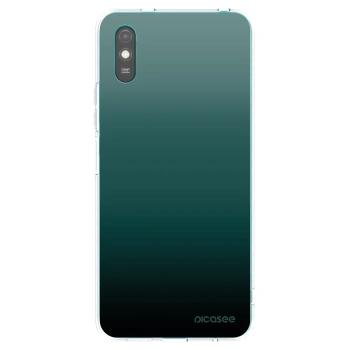 Picasee silikonowe przeźroczyste etui na Xiaomi Redmi 9AT - Verdant Fade