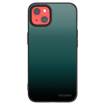 Picasee silikonowe czarne etui na Apple iPhone 13 - Verdant Fade