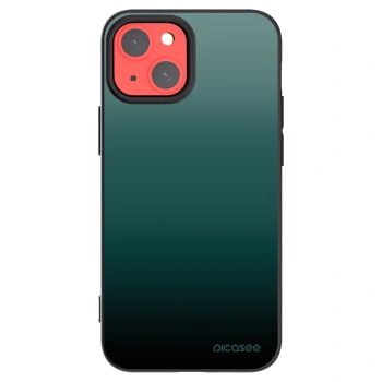 Picasee silikonowe czarne etui na Apple iPhone 13 mini - Verdant Fade