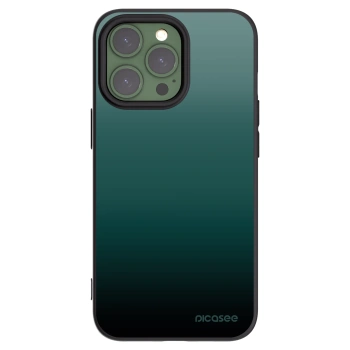 Picasee silikonowe czarne etui na Apple iPhone 13 Pro - Verdant Fade