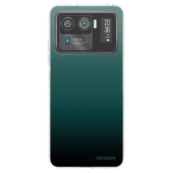 Picasee silikonowe przeźroczyste etui na Xiaomi Mi 11 Ultra - Verdant Fade