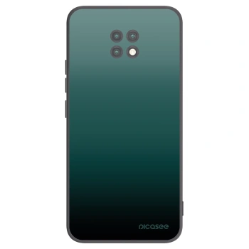 Picasee silikonowe czarne etui na Xiaomi Redmi Note 9T - Verdant Fade