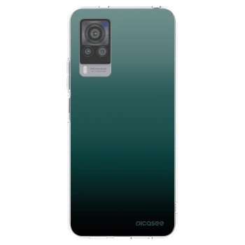Picasee silikonowe przeźroczyste etui na Vivo X60 Pro 5G - Verdant Fade
