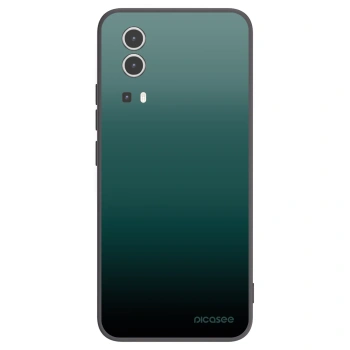 Picasee silikonowe czarne etui na Vivo Y72 5G - Verdant Fade