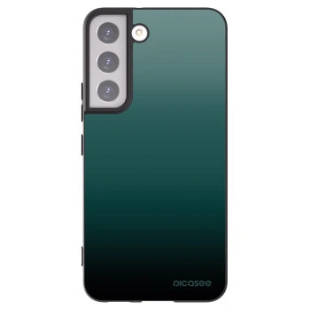 Picasee silikonowe czarne etui na Samsung Galaxy S22 5G - Verdant Fade