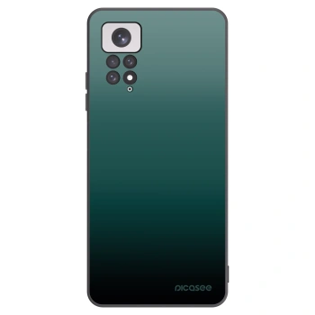 Picasee silikonowe czarne etui na Xiaomi Redmi Note 11 - Verdant Fade