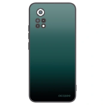 Picasee silikonowe czarne etui na Xiaomi Poco X4 Pro 5G - Verdant Fade