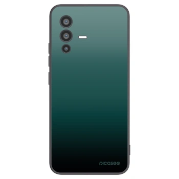 Picasee silikonowe czarne etui na Vivo V23 5G - Verdant Fade