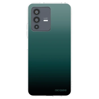 Picasee silikonowe przeźroczyste etui na Vivo V23 5G - Verdant Fade