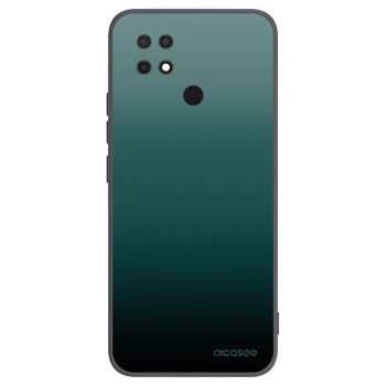 Picasee silikonowe czarne etui na Xiaomi Redmi 10C - Verdant Fade