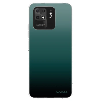 Picasee silikonowe przeźroczyste etui na Xiaomi Redmi 10C - Verdant Fade