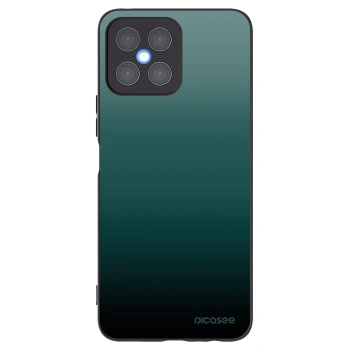 Picasee silikonowe czarne etui na Honor X8 4G - Verdant Fade