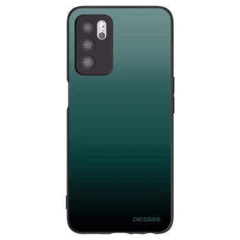 Picasee silikonowe czarne etui na OPPO A16s - Verdant Fade