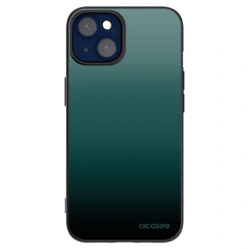 Picasee silikonowe czarne etui na Apple iPhone 14 - Verdant Fade
