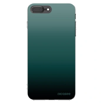 Picasee silikonowe przeźroczyste etui na Apple iPhone 8 Plus - Verdant Fade